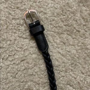 Black Braided Belt